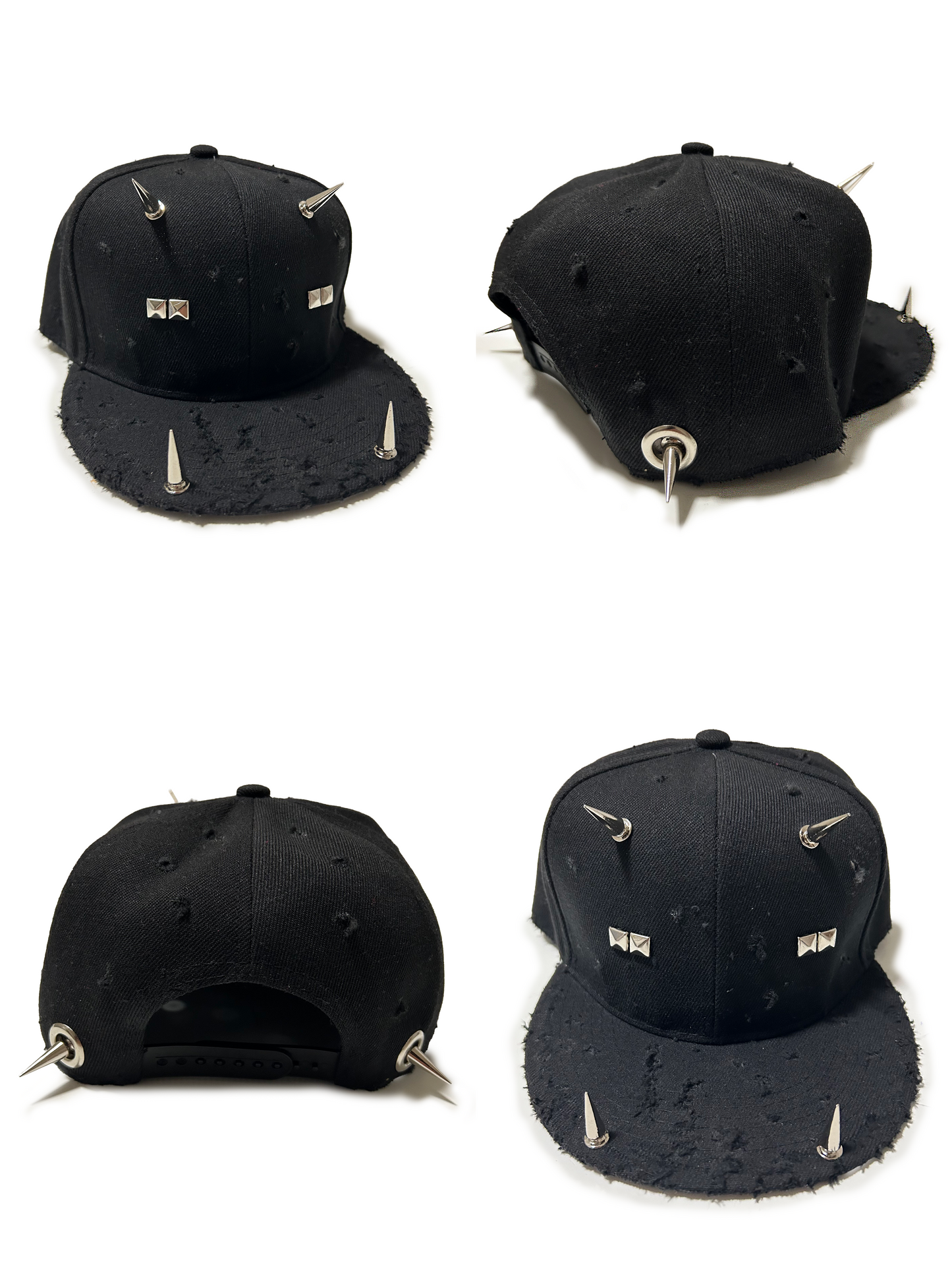 PUNKED HAT (BLACK)