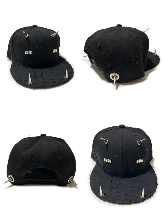 PUNKED HAT (BLACK)